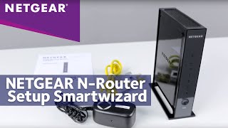 How to Install a NETGEAR Wireless NRouter with Smart Wizard [upl. by Reyem]