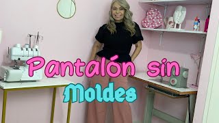 ¡Increíble Pantalón sin moldes modisteria costuras hazlotúmismo diseñadoresdiseñadores [upl. by Albertson581]