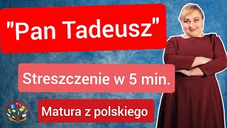 Pan Tadeusz  streszczenie lektury w 9 minut [upl. by Recha]