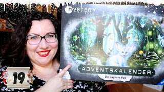 UNBOXING Ravensburger Adventskalender  Der magische Wald  Tag 19  Schlittschuhlaufende Hasen [upl. by Aicinat]