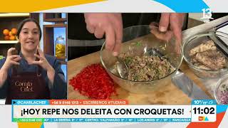 Croqueta de atún Camila y Repe enseñan exquisita preparación  Tu Día  Canal 13 [upl. by Vil]