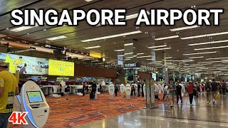 Singapore Airport Tour 4K  Exploring the Worlds Best Airport  Jewel Airport  Terminal 1 Tour [upl. by Imot]