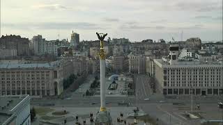 Maidan square in Kyiv [upl. by Eydnarb]