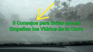 5 consejos para evitar que se empañen los vidrios de tu carro automobile consejosautomotrices [upl. by Auqinimod521]