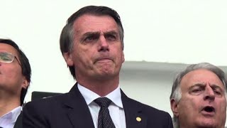 Brasile accoltellato il candidato della destra Jair Bolsonaro [upl. by Annaes]