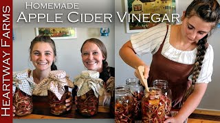 Easy apple cider vinegar you can make Homemade apple cider vinegar recipe [upl. by Ahsen]