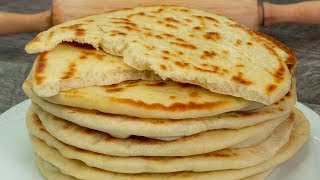 Nejjednodušší recept  domácí pita chleba Chutný TV [upl. by Hsemar700]