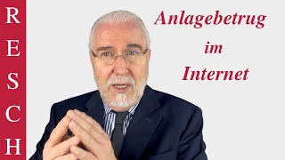 Anlagebetrug im Internet  welche Hilfe gibt es [upl. by Hazeghi]