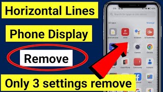 horizontal lines on mobile screen horizontal lines on mobile screen fixphone screen lining problem [upl. by Eannyl303]