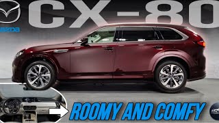 Mazdas New PHEV SUV CX80  Perfect for family trip [upl. by Daphene]