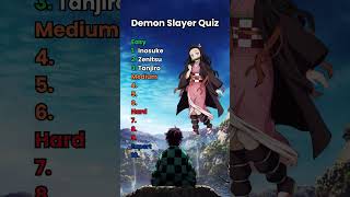 Demon Slayer Quiz  Can you Guess these characters quiz trivia demonslayer anime [upl. by Adiene]