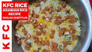 KFC Rice Recipe  Easy 15 Minutes KFC Rice Bowl  Kun Foods [upl. by Ailec]