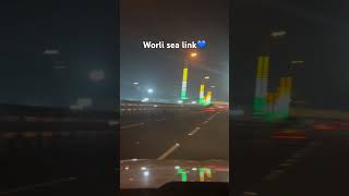 Bandra Worli sea link 🌊 vibe in night 😍 youtubeshorts jaishreeram mumbaivibes worlisealink [upl. by Lebar]