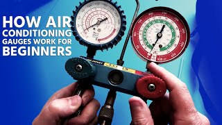 How Air Conditioning Gauges Work for Beginners [upl. by Htrowslle522]