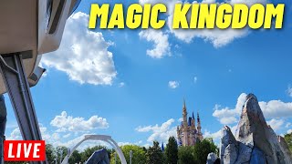 🔴 LIVE Magic Kingdom Tuesday for rides shows and the parades 422024 [upl. by Anama]