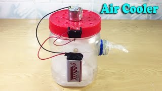 How to Make Air Conditioner at Home Using DC Motor  Air Cooler Life Hacks [upl. by Eckart]