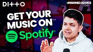 How to Get Your Music on Spotify  Keep 100 of YOUR royalties  Ditto Music [upl. by Elkin947]