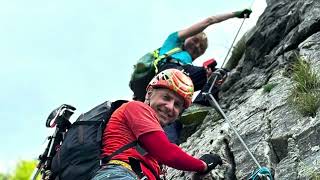 Ferrata Sass Brusai  Monte Grappa Ferrata Guzzella [upl. by Hart]