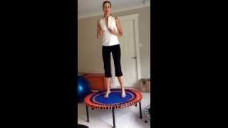 My Fitness Routine Part 1 Bellicon Rebounder [upl. by Ellennad132]