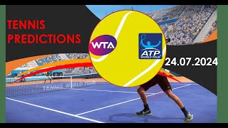 Tennis Predictions TodayATP AtlantaATP KitzbuhelATP UmagWTA PragueWTA IasiTennis Betting Tips [upl. by Ahtabat]