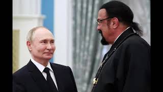 Il curioso caso di Steven Seagal stevenseagal putin ukraine [upl. by Nilat]