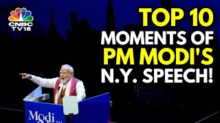 PM Narendra Modi Delivered A Historic Speech To The Indian Diaspora In The US  N18G  CNBC TV18 [upl. by Enelahs756]