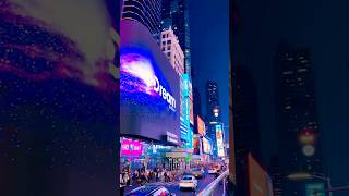 Times Square  New York 💫💫✨✨shorts shortsfeed nyc timessquare citylife citylights nightlife [upl. by Binny486]