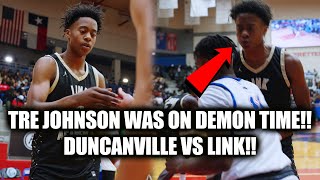 Duncanville vs Link Academy Tre Johnson Takes Over Dallas Kayden Edwards best guard in Dallas [upl. by Emmalynne]