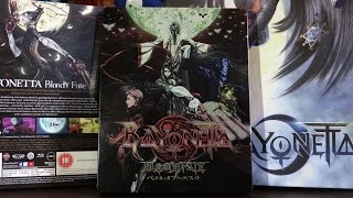 Bayonetta Bloody Fate Bluray collectors edition unboxing [upl. by Klotz]