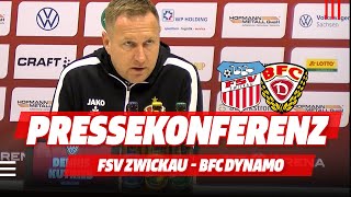 FSV TV  Pressekonferenz  FSV Zwickau  BFC Dynamo 10 00 [upl. by Paapanen]