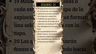 Éxodo 25 1820 dios biblia versiculodeldia [upl. by Akilat938]