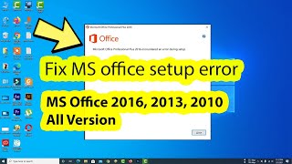 How To Fix Microsoft Office Professional Plus 2013 Encountered an Error During Setup Windows 1087 [upl. by Moreville]