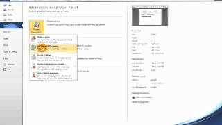 ️⃣📢📣Protecting Microsoft Word Document using Password👩💻👨💻 [upl. by Eelah]