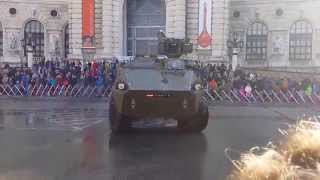 Bundesheer Leistungsschau  Panzervorführung  Heldenplatz Wien 2015 [upl. by Nidraj254]