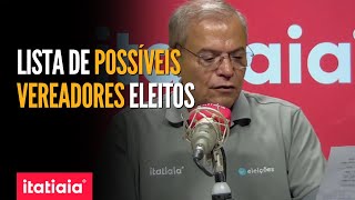 VEJA AS PROJEÇÕES DE QUAIS VEREADORES SERÃO ELEITOS EM BELO HORIZONTE ENTENDA O LEVANTAMENTO [upl. by Assenay453]