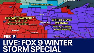 LIVE FOX 9 is live with the latest on the winter storm [upl. by Darahs254]