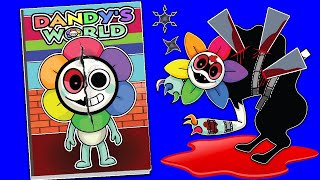 Making DANDYS WORLD Game Book  GOOB VS ALL TWISTEDS Squishy DIY [upl. by Isahella]