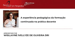 A experiência pedagógica da formação continuada na prática docente [upl. by Eugenides]