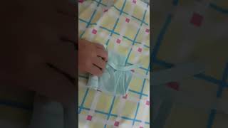 Melipat popok kain agar rapi di lemari bayi ibu [upl. by Tecu395]