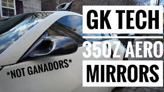 I Put FAKE Ganadors on my 350Z DRIFT CAR  GK Tech Aero Mirror Install [upl. by Meeka58]