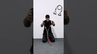 Resistance Bands Workout 🔥 تمارين بحبل المقاومة [upl. by Intirb]