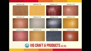 There are 408 leather articles in Vig Crafts Company [upl. by Ahsenauq]