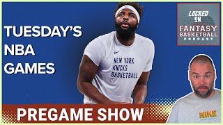 NBA Fantasy Basketball Pregame Show  Tuesday October 31 [upl. by Llenhoj]