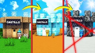 ¡PASAMOS DE CASTILLO NOOB A CASTILLO PRO 🏰😂 ¡RESCATAMOS A NUESTRA PRINCESA [upl. by Nauqet]