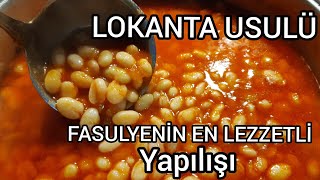 Lokanta Usulu Kuru Fasülye Nasıl Yapılır  En lezzetli Fasulye Yemeği  Ayva Sarısı [upl. by Orlena]