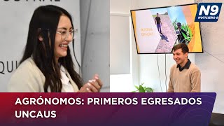 AGRÓNOMOS PRIMEROS EGRESADOS UNCAUS  NOTICIERO 9 [upl. by Adniled]