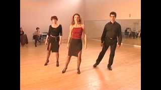 Cours de tango Argentin Milonga 49  Les pointes [upl. by Ahsikram]