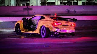 Caught On Camera Awful 140mph Camaro Wreck Kills Three Injures Several  Houston [upl. by Sloan]