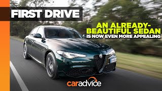 2021 Alfa Romeo Giulia Veloce First Drive Review  CarAdvice  Drive [upl. by Philipa]