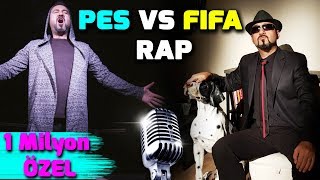 PES VS FIFA RAP ALEMİN KRALI  1 MİLYON ABONE ÖZEL KLİP [upl. by Sarnoff]